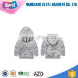 Wholesale OEM Fancy Custom Design Baby Cotton Long Sleeve Pullover Children Plain Hoodies For Kids thumbnail-6