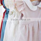 Plain Flutter Ruffled Sleeves Girls Red Dress First Christmas Baby Girls Dresses thumbnail-4