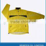 Yellow Long Sleeve Full Zip Cycling Jacket thumbnail-1