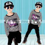 Fashion Casual 3d Printing Diamond or Words Cotton Kids Hoodies and Sports Clothes Sets thumbnail-3