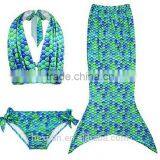 Sexy Mermaid Tail Swim Halter Kids Girls Bikini thumbnail-3