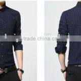 2016 NEW Arrive Coming Shirt for Men Turn up Collar Button up Contrast Color Vivid Green Heart Printing thumbnail-4