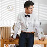 Latest Style Man Dress Shirts With Long Sleeve 100%cotton thumbnail-3