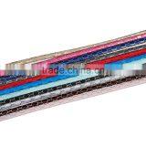 Blue Geometric Pattern Leather Cord Flat Jewelry PU Rope thumbnail-2