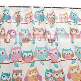 Cute Owl Shower Curtains PEVA 7171" Bathroom Products Waterproof Polyester Shower Bath Curtain With 12 Hooks thumbnail-3