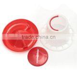 Hot Sale Plastic 169.518.5cm 1.5kg White+Red Plastic Feeder Baby Chicken Chicks Hen Poultry Feeder Lid Handle thumbnail-6