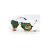 Ray-Ban RB3026-140mm Aviator Green Lens Black Frame thumbnail-1