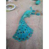 Wildlife Bronze Bird Sculpture - Peacock Sculpture thumbnail-2