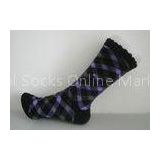Comfortable Argyle Womens Wool Socks Knitted Outdoor For Winter