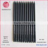 Black Wooden Pencil With Eraser thumbnail-2