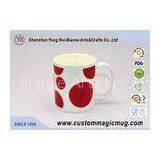 Pottery Souvenir Heat Sensitive Color Changing Mugs , Heat Change Mugs