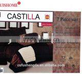 2017 New Super Soft Patchwork Bedspread 7pcs/8pcs Set