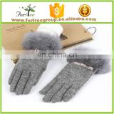 high quality knitted wool mittens warm winter gloves