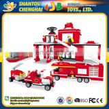 Factory offer 774PCS deft design plastic building fighting truck blocks toy for kids