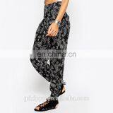 Wide Waistband Women Rayon Harem Pants Thailand thumbnail-2