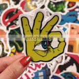 Colorful Waterproof Draw-bar Box Graffiti Sticker/cartoon Luggage Label/scooter Adhesive Sticker thumbnail-1