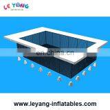 Safe Inflatable Float Pool / Inflatable Sea Pool Swimming Pool Zone With Net