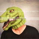 Carnival Halloween Party Crocodiles Latex Head Mask thumbnail-3