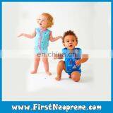 Blue And Pink Apple Beachfront Neoprene Baby Swim Wraps thumbnail-3