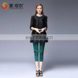 Good Quality Quick Dry High Waist Pleated Pants Girls Wearing Leggings Pants thumbnail-4