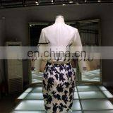 1A740 Strapless Formal Satin Dress Knee Length Womens Suits 2016 New Design thumbnail-2