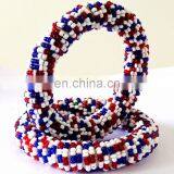 Tribal Bangles-Pearl Beaded Bangles-Fashion Wear Pearl Bracelet-Beach Wear Bangles-traditional Pearl Beaded Bangles thumbnail-2