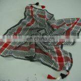 Cotton & Viscose Arafat & Hijab Scarf With Fringes thumbnail-1