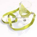 Custom Polyester Printed Neck Lanyard With Wine Glass Holder Lanyard