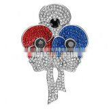 Promotional China Manufacture Poppy Brooch Pin thumbnail-5