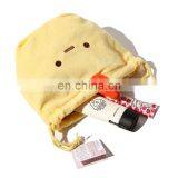 Custom Luxury Leather Suede Emoji Drawstring Pouch Bag thumbnail-4
