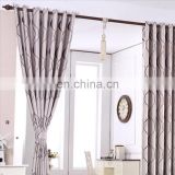 Wholesale printed decorative jacquard flower cortinas fabric black out bedroom living room high shading window curtains