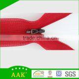 3# Silver Wedding Dresses Invisible Zips With Metallic Color Triangle Hook Slider Quality Choice thumbnail-2