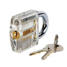 Top security cheap clearly good quality waterproof anti rust brass padlock 20-70mm anti theft transparent padlock