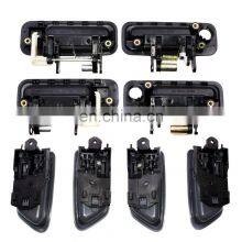 8Pcs Front Rear Black Outer & Inner Gray Door Handle Set For Toyota Camry 97-01 thumbnail-5