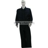 black acid and alkali proof overalls meet GB12012-89 made in factory
