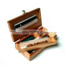 Factory Price Logo and Color Customizable Wooden Humidor Wooden Cigar Packaging Box thumbnail-3