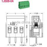 Green Plastic Pa66 Screw Terminals Brass Screw Terminals thumbnail-2