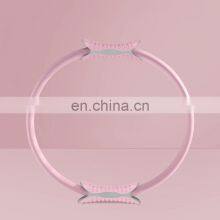 Custom Fitness Accessories Eco-friendly Double Handle Pilates Yoga Ring thumbnail-2