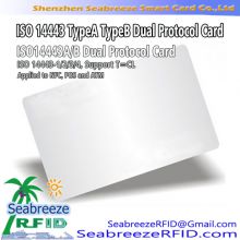 ISO14443AB Dual Protocol Card, ISO 14443 TypeA TypeB Dual Protocol Card, ISO 14443 TypeA ISO 14443 TypeB Dual Protocol Card