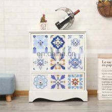 Factory Vintage 9 Drawers Wooden Cabinet thumbnail-3