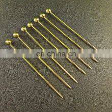 Food Services Stainless Steel Flat Metal Decorative Reusable Luxury Cocktail Picks thumbnail-2