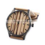 2016 New Style Leather Band Smart Watch&wooden Watch& Watches Men Japanese Quartz Movement Watches thumbnail-3
