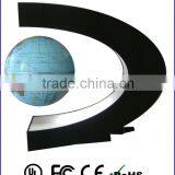 Electrical Magnetic Rotating Globe For Gift, Light Blue Top System Rotating Levitating Globe