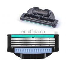 4 Cartridges Shaving Blade For Men Blister Card Packaging Customized Lable Men Replace Razor Blade Germany Blade Sharp GF-0281 thumbnail-4