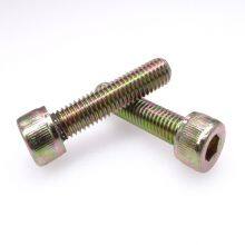 M8 Furniture Barrel Screw Zinc Planted Allen Screw Flat Round Hex Head for Furniture thumbnail-2