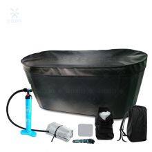 Double Wall Fabric Inflatable Ice Barrel Connecting With Chiller Machine thumbnail-3