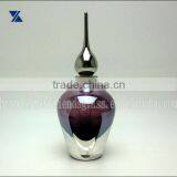 Beautiful Hand Made Purple Empty Glass Perfume Bottle For Sale thumbnail-1