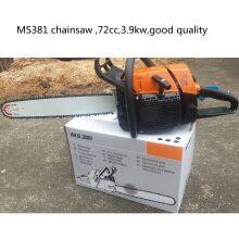 Ms381 2-Stroke 72cc Gasoline Chainsaw Chain Saw Pruning Chainsaw Cordless Garden Tree Logging Trimming Saw Woodworking Cutter Tool thumbnail-2