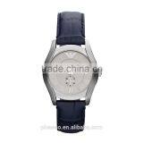 Leather Strap, Silver Dial, Quartz Movement WATCH AR1688 thumbnail-1