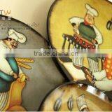 European Style Hand Drawing Wall Hanging Decorative Plate Ornaments thumbnail-3